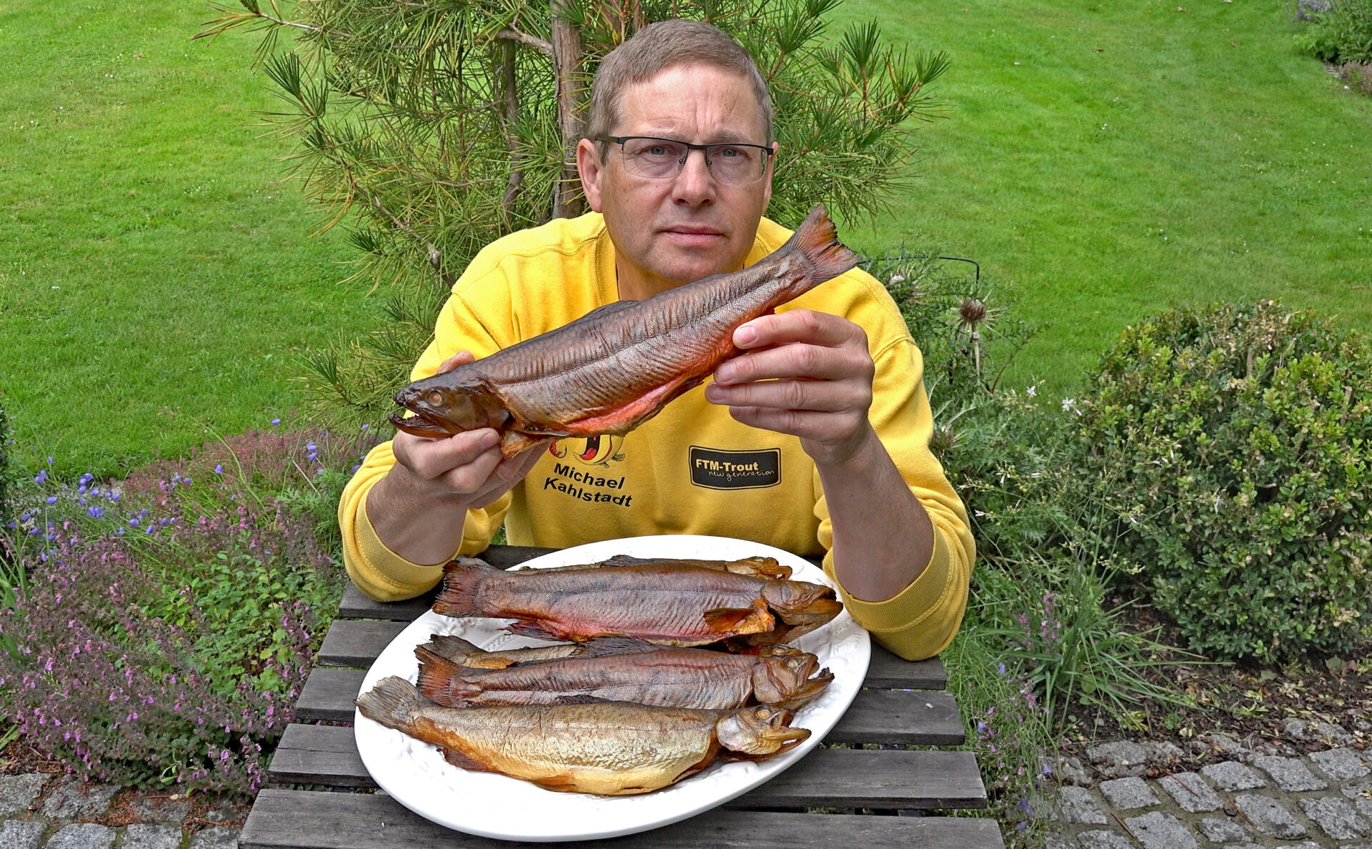 Räuchern - geräucherter Saibling 2