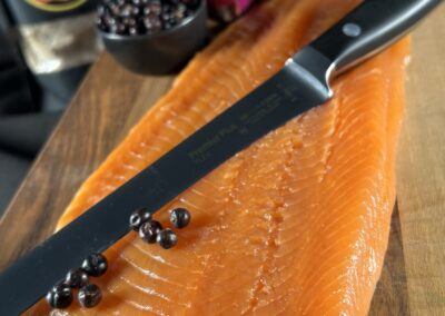 Kalträuchern von Lachsforellenfilets